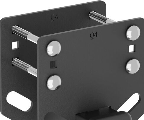 RV Bumper 2 "Trailer Hitch مستقبل نوبات من 2 بوصة إلى 4 بوصة عوارض المصد الخلفي ، 3500 رطل ترقية السحب قطر محول مفتوح لرفوف شحن دراجة حاملات الكرة RV الإطارات in Saudi Arabia