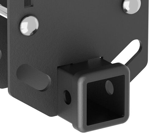 RV Bumper 2 "Trailer Hitch مستقبل نوبات من 2 بوصة إلى 4 بوصة عوارض المصد الخلفي ، 3500 رطل ترقية السحب قطر محول مفتوح لرفوف شحن دراجة حاملات الكرة RV الإطارات in Saudi Arabia