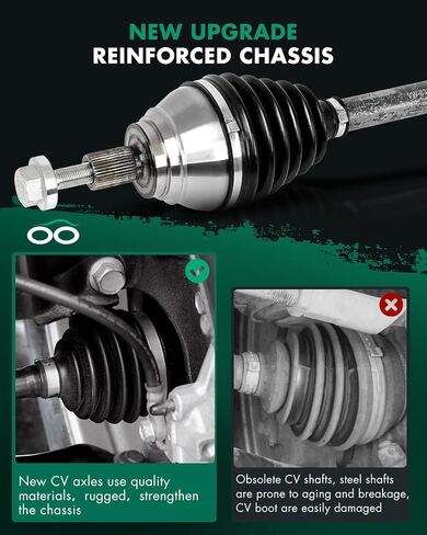 Scitoo الأمامية الأمامية اليسار جانب محور CV مجموعة عمود محور FIT 2006-2008 لـ Hyundai Sonata 2.4L 66-3489 in Kuwait