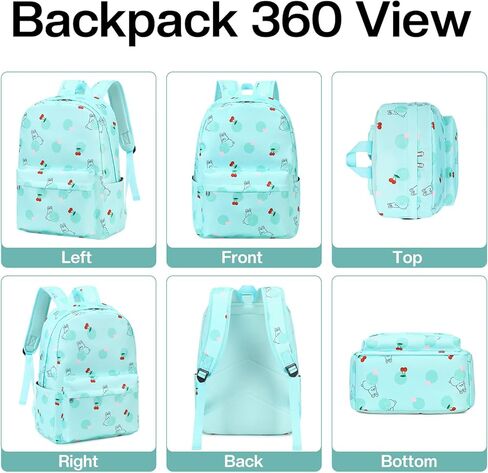 3Pcs Bunny Backpack Sets with Lunch Box and Pencil Case School Backpack Girls Rabbit Backpacks for Kids Large Capacity Waterproof Lightweight Backpack Pink in Kuwait