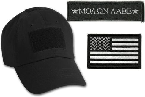 Gadsden و Culpeper مشغل Cap Bundle W/USA & Molon Labe Patches in Saudi Arabia