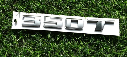 1PC 350T شعار شعار متوافق مع CT4 CT5 XT4 XT5 الخلفية Turnk 350 T شارة 3D لوحة (أسود لامع) in Kuwait