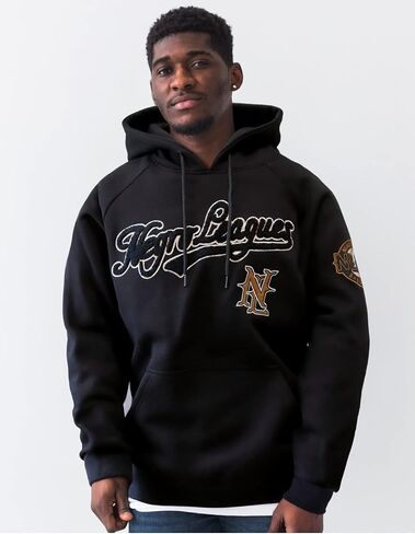 Big Boy Negro Leagues NLBM S4 Mens Pulover Hoodie [Black]-ID#34586-15-225-0-0 in Saudi Arabia