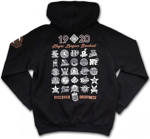 Big Boy Negro Leagues NLBM S4 Mens Pulover Hoodie [Black]-ID#34586-15-225-0-0 in Saudi Arabia