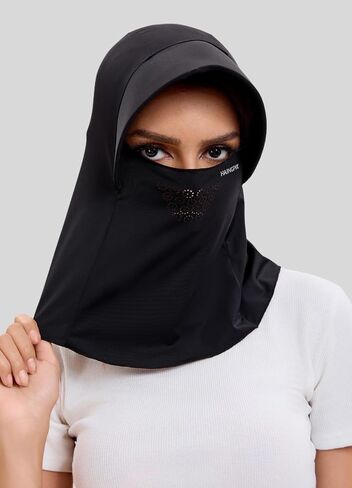 المرأة UPF 50+ حماية من أشعة الشمس Balaclava قناع الوجه التنفس التبريد قناع رأس كامل للرياضة في الهواء الطلق المشي لمسافات طويلة in Kuwait