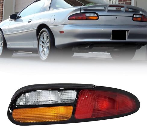 JX RACING · PERFORMANCE · ACCESSORIES Compatible with Chevrolet Camaro Z28 SS 1993-2002 Rear Tail Lights Lamps Pair Four Bulb Holes Set in Saudi Arabia