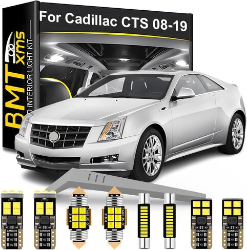 LED Interior Light Kit Replacement for CADILLAC CTS 2008 2009 2010 2011 2012 2013 2014 2015 2016 2017 2018 2019, Super Bright 6000K White in Saudi Arabia