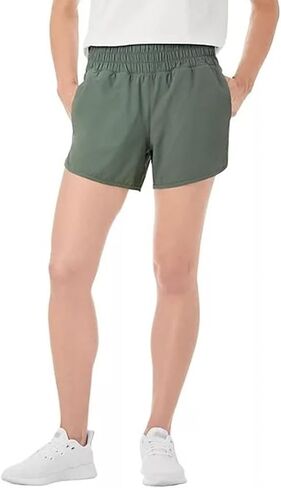 Member's Mark Women's Active Shorts (US, Alpha, X-Large, Regular, Regular, Olive) in Saudi Arabia
