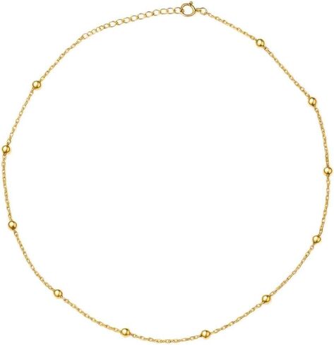 Pearl Necklaces for Women 5mm/6mm/8mm Dainty Round Imitation Pearl Choker Necklace with Extenders Pearl Silver Necklace Costume Jewelry Set Bridesmaid Gifts for Women in Kuwait