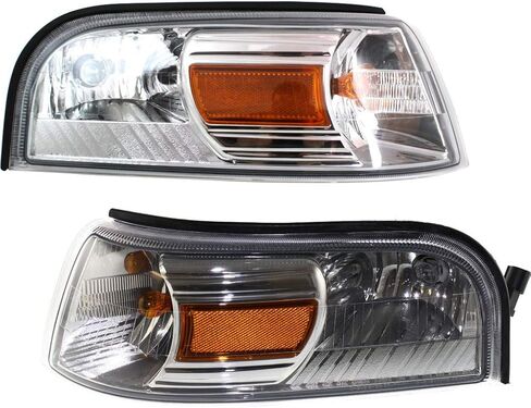 Carlights360: لعام 2006 07 08 09 2010 Mercury Grand Marquis Corner Corner Signal Side Passenger Side W/Plubs Dot معتمد لـ FO2527103 in Kuwait