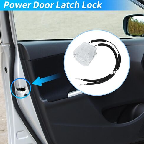 Motoforti Front Left Power Door Lock Latch Actuator for Mazda 3 2010-2013 No.BBM459310E/BBM459310A Door Lock Actuator Assembly Motor Front Driver Side Door Latch Assembly with Rod in Saudi Arabia