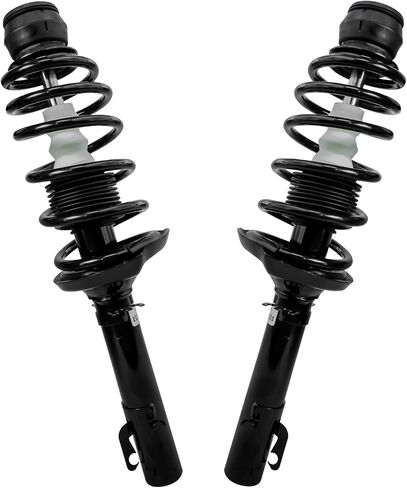 Detroit Axle - 14pc Stemention Kit for 2001-2005 Volkswagen Jetta 2002 2003 2004 ، 2 struts ready ، اثنين من ذراعي التحكم السفلية ، مفاصل الكرة ، 4 قضبان ربط داخلية وخارجية ، 2 قضبان التأثير ، 2 أحذية ، بديل in Saudi Arabia