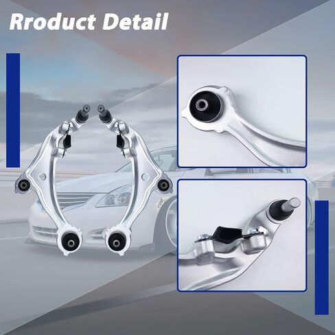 4 Pcs Suspension kit Lower Control Arms w/Ball Joints Sway Bar End Link Replacement for 2007-2012 Nissan Altima(Excludes Hybrid) and 2013 Altima ONLY Couple Models K620195 K750094 in Saudi Arabia