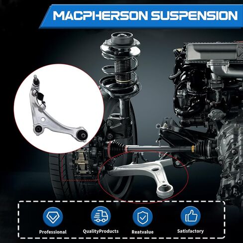 4 Pcs Suspension kit Lower Control Arms w/Ball Joints Sway Bar End Link Replacement for 2007-2012 Nissan Altima(Excludes Hybrid) and 2013 Altima ONLY Couple Models K620195 K750094 in Saudi Arabia