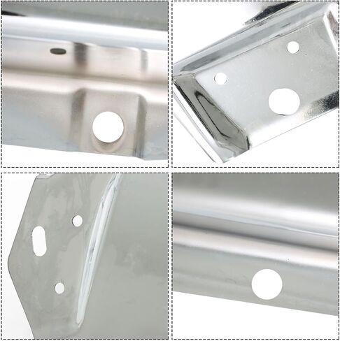labwork Steel Chrome Front Bumper Impact Face Bar with Hole Replacement for Silverado 1500 2007-2013 GM1002831 15941850 in Saudi Arabia