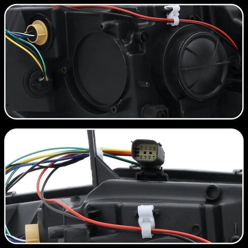 PENSUN Headlights Compatible with 2014 2015 2016 2017 2018 2019 2020 Chevy Impala Headlamps Repalcement Halogen Black Housing Clear Lens, Passenger and Driver Side in Saudi Arabia