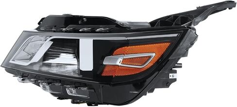 PENSUN Headlights Compatible with 2014 2015 2016 2017 2018 2019 2020 Chevy Impala Headlamps Repalcement Halogen Black Housing Clear Lens, Passenger and Driver Side in Saudi Arabia