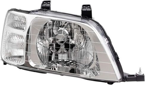 Brock Replacement Driver and Passenger Headlights Headlamps Compatible with 1997-2001 CR-V 33151S10A01 33101S10A01 in Saudi Arabia