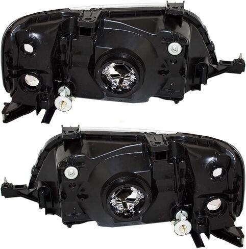 Brock Replacement Driver and Passenger Headlights Headlamps Compatible with 1997-2001 CR-V 33151S10A01 33101S10A01 in Saudi Arabia