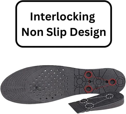 Height Increase Insoles Adjustable Booster, Elevated Boosting Foot Pad Insert Riser Orthotic, Non Slip Cushioned Shoe Lifts, Men Women Unisex, Comfort Breathable Layers with Heel, Arch Support in Saudi Arabia