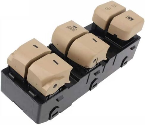 1pcs الأمامية L منخفض التكوين المزدوج صف أسود واحد رفع مفتاح لزر رافع الباب OEM 93570-4V000 RY in Saudi Arabia
