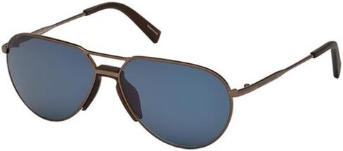 Ermenegildo Zegna EZ0096-37V المعادن النظارات الشمسية البرونزية 59 ملم in Kuwait