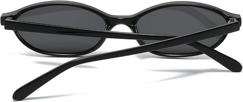 Retro Oval Sunglasses for Women Men Chic Small Narrow 90s Glasses Cat Eye Y2K Shades Trendy Sunnies in Saudi Arabia