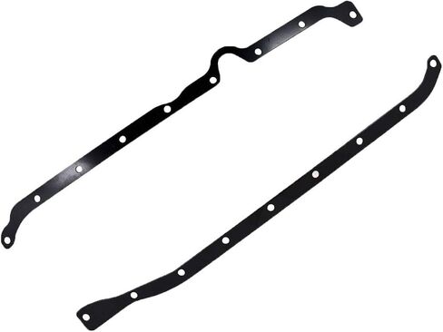Fits 86-21 Chevy SB Oil Pan Reinforced Rails One Piece Rear Main Seal Zinc Steel (Zinc) in Saudi Arabia
