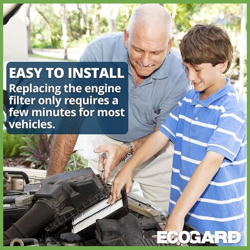 Ecogard XA10394 Fremium Engine Air Filter Fits 2015-2017 Chrysler 200 in Saudi Arabia