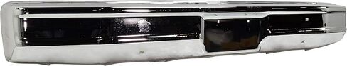 Front Bumper Chrome Steel Without Impact Strip Holes Direct Replacement Compatible With 1980-1986 Ford Bronco/F Series FO1002167 E1TZ17757A in Saudi Arabia