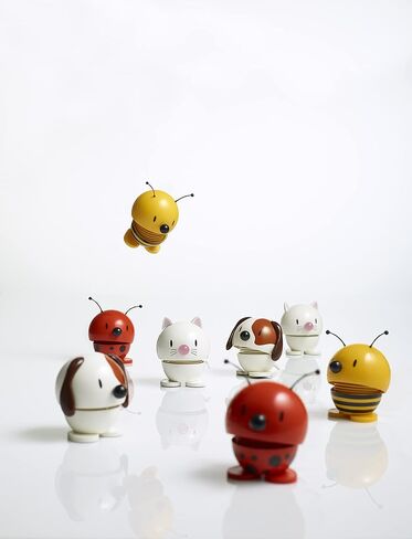Hoptimist Ladybird Bimble ، Red ، Home Decor Ornament - Danish Design ، Plastic w/Metal Spring ، Small - يخلق حركة مبهجة in Kuwait