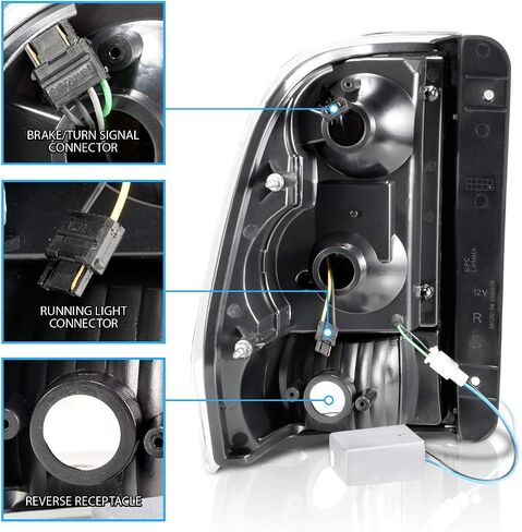 amerilite for 2002-2009 Chevy Trailblazer/ext Smoke Black C-type-Type LED Tube Light in Saudi Arabia