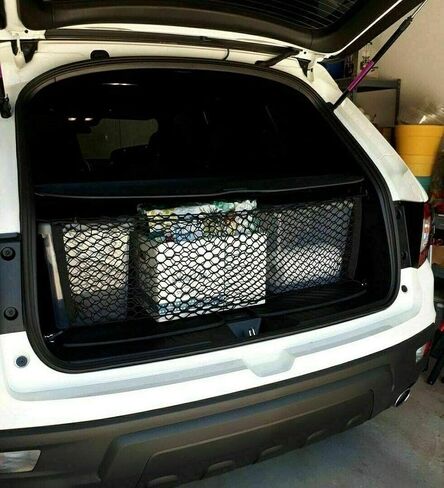 شبكة شحن منظم الجذع لشبكة Honda Passport 2019-2025-شبكة البضائع على طراز المغلف لسيارات الدفع الرباعي-تخزين مركبة مركبة مركبة من منظمات السيارة المرن المتسابق-متوافق مع جواز سفر in Saudi Arabia