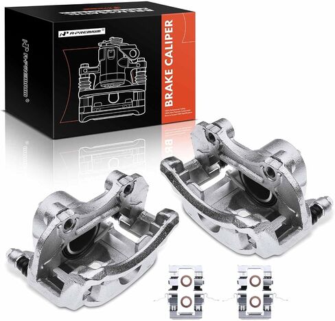 A-Premium Disc Brake Caliper Assembly with Bracket Compatible with Select Nissan and Infiniti Models - Maxima, I30 2000-2001, V6 3.0L - Front Left Driver Side in Saudi Arabia