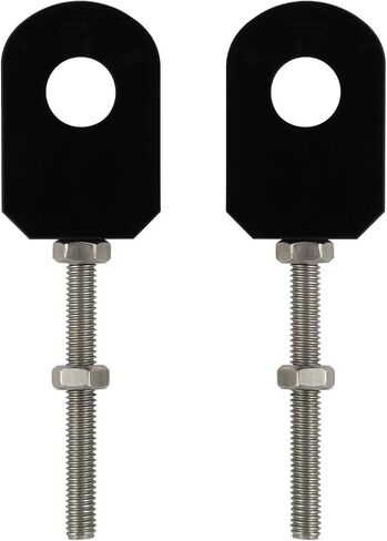 Motorcycle 2pcs 12mm Chain Adjuster Tensioner Swingarm Spool Tensioner Tension Adjuster CNC Universal for CRF110 CRF 110F 2013-2025 Dirt Pit Bike Red in Saudi Arabia