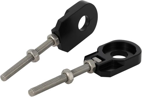 Motorcycle 2pcs 12mm Chain Adjuster Tensioner Swingarm Spool Tensioner Tension Adjuster CNC Universal for CRF110 CRF 110F 2013-2025 Dirt Pit Bike Red in Saudi Arabia