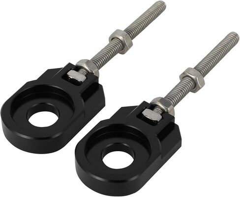 Motorcycle 2pcs 12mm Chain Adjuster Tensioner Swingarm Spool Tensioner Tension Adjuster CNC Universal for CRF110 CRF 110F 2013-2025 Dirt Pit Bike Red in Saudi Arabia