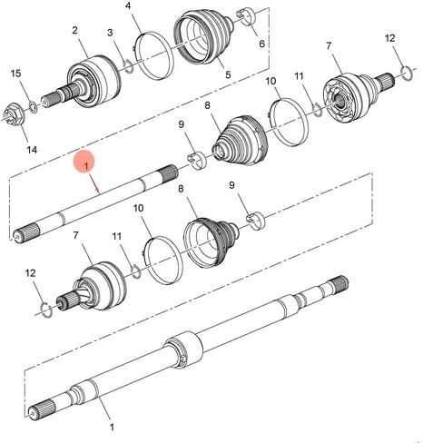 Parts NO# 13498531 13498531 Right Front Half axis 1pack in Saudi Arabia