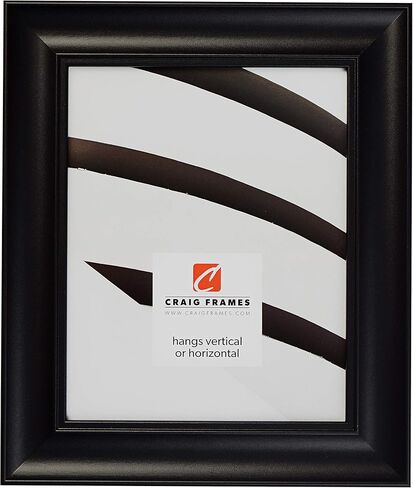 Craig Frames Vintage Revival, Satin Black Picture Frame, 11 x 14 Inch in Saudi Arabia