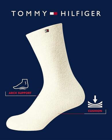 Tommy Hilfiger Women's Socks - Fluffy Fuzzy Crew Socks (2 Pack) in Saudi Arabia