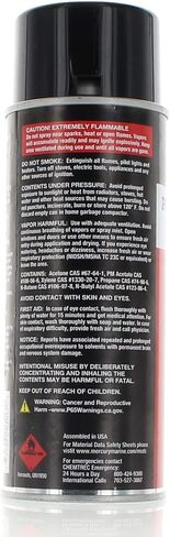 Mercury Marine Mercruiser OEM Phantom Black Spray Paint 12oz. Can Aerosol Can 92-8028781 in Saudi Arabia