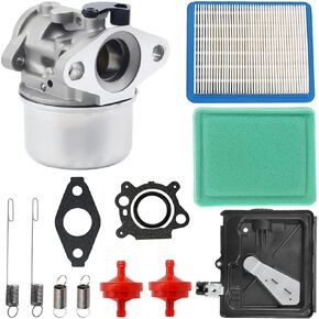 799868 Carburetor for Briggs & Stratton 499617 498170 497586 498254 497314 497347 497410 694202 693909 692648 Carburetor+795259 Air Filter Cleaner Primer Base By LEIMO in Saudi Arabia