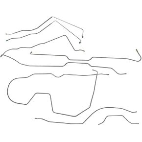 Inline Tube Compatible with 1983-86 Jeep CJ-7 AMC 20 Wide Axle Complete Power Brake Line Kit 7pc, Stainless in Kuwait