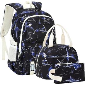 Hidds Laptop Backpacks for Teens Boys Mens Lightning School Bag College Backpack Travel Casual Daypack Bookbags Students in Kuwait