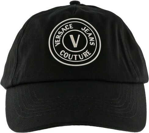 Versace Jeans Couture الحد الأقصى الأسود مع شعار واحد منقوش واحد in Saudi Arabia
