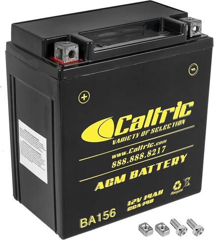 Caltric Agm Battery Compatible with Suzuki Vl1500 Vl-1500 Vl1500T Boulevard C90 2005-2009 in Saudi Arabia