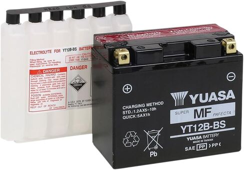 Yuasa Maintenance Free Battery YT12B-BS YUAM6212B (PLT-144) in Saudi Arabia