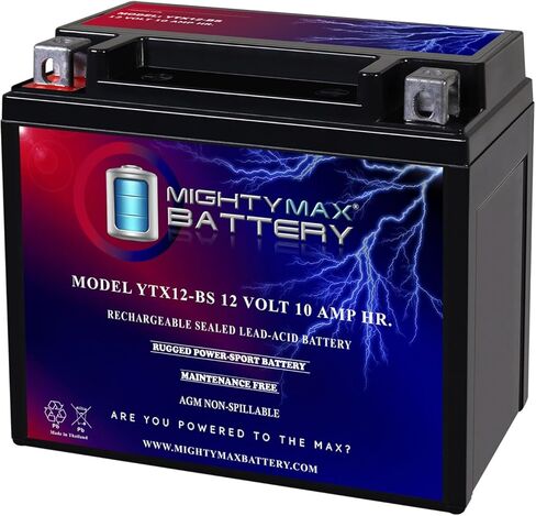 Mighty Max Battery YTX12-BS Power Sports Battery Replaces 12-BS, GTX12-BS in Saudi Arabia