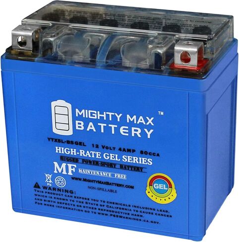 Mighty Max Battery YTX5L-BS Gel Battery for Arctic Cat DVX 90 NPS50 Ruckus in Saudi Arabia