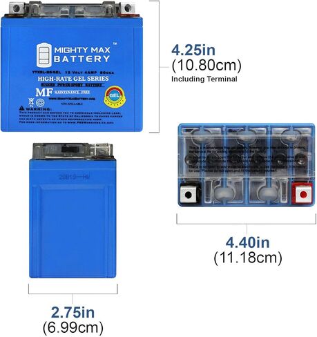 Mighty Max Battery YTX5L-BS Gel Battery for Arctic Cat DVX 90 NPS50 Ruckus in Saudi Arabia